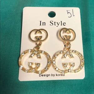 GG earrings! Designer inspired Guci GG